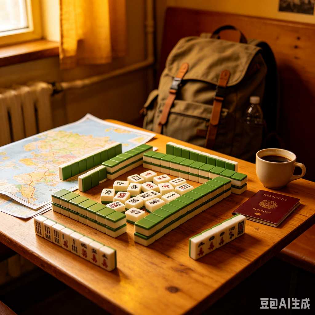 mini mahjong set for travel