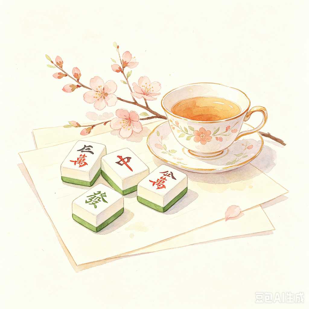 exquisite gift box mahjong tiles