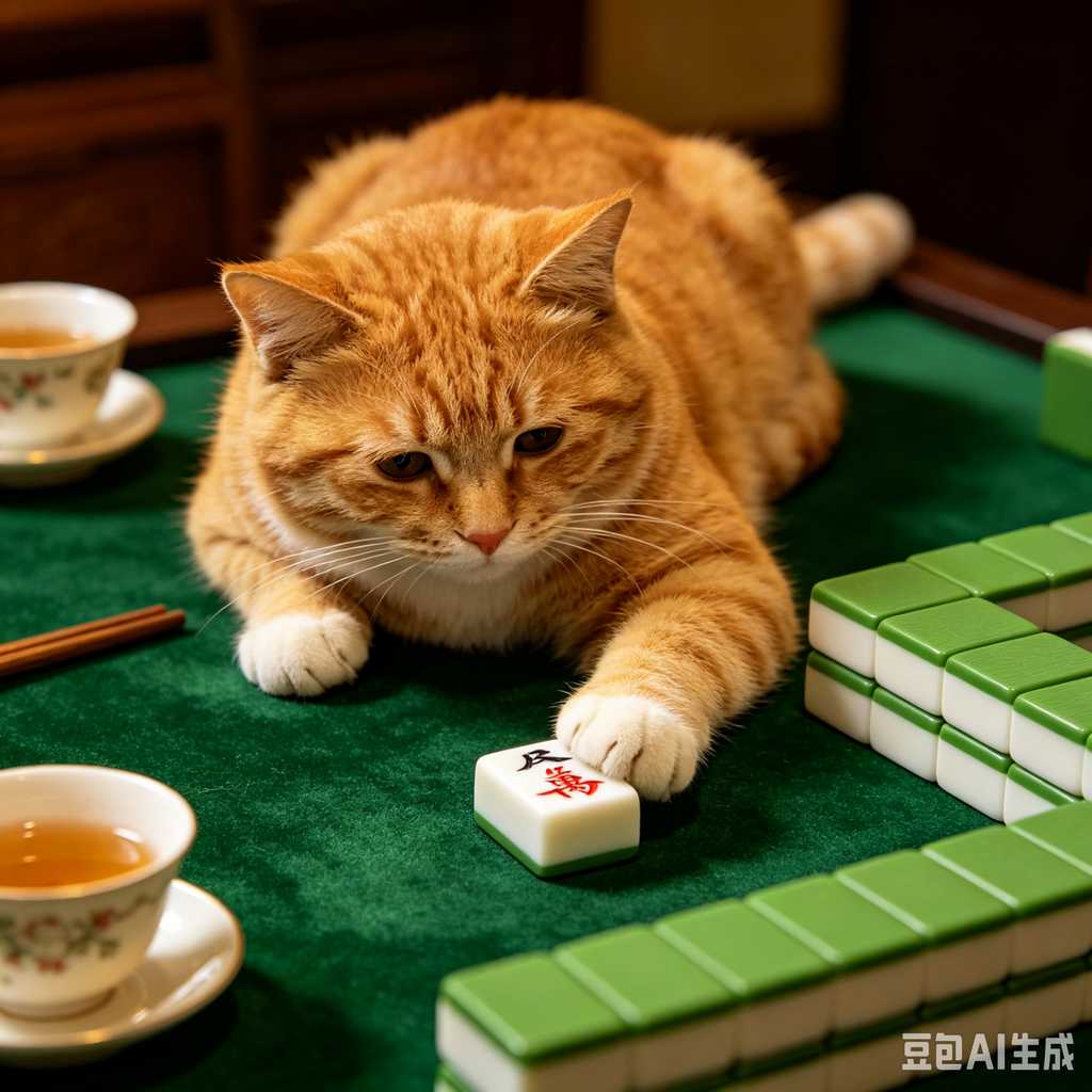 trendy color mahjong set